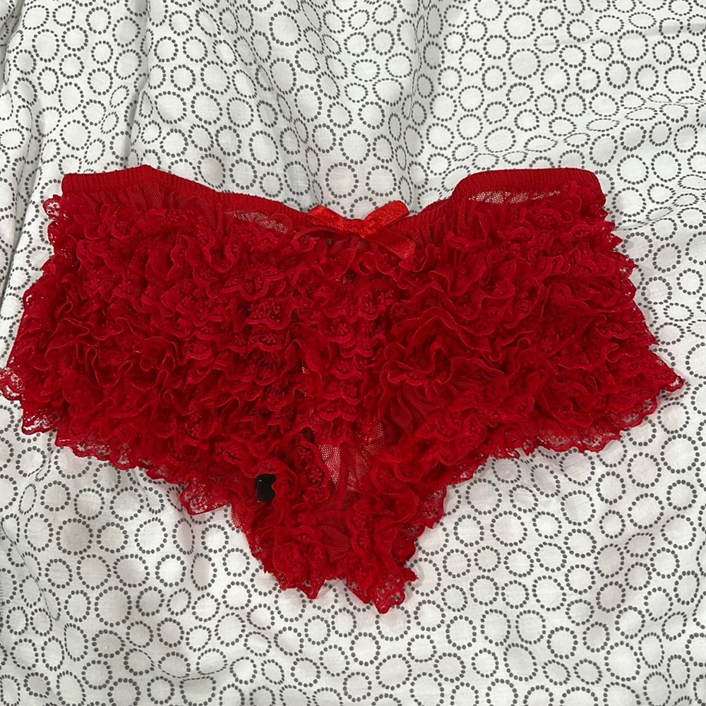 tanga shorts RED one size NWT